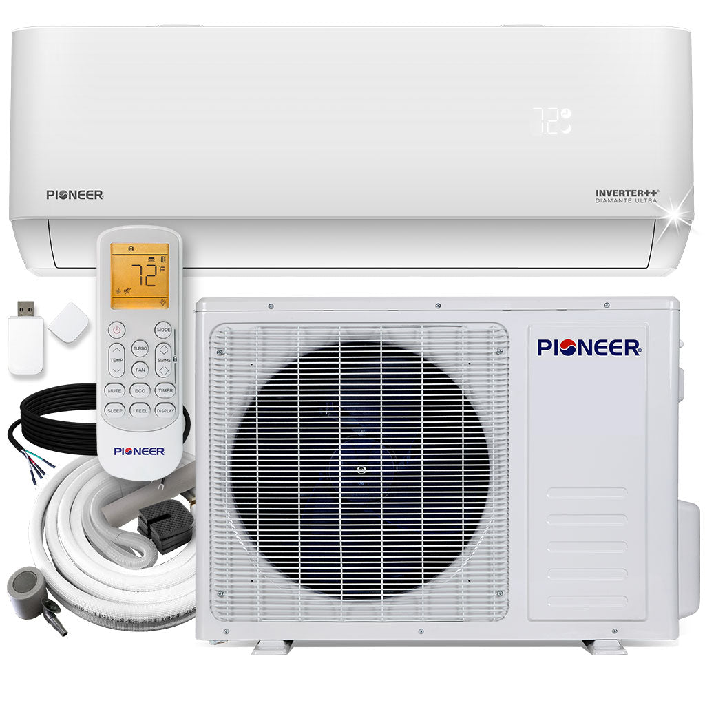Pioneer® Diamante Ultra 9,000 BTU 23.5 SEER2 Ductless Mini-Split Inver