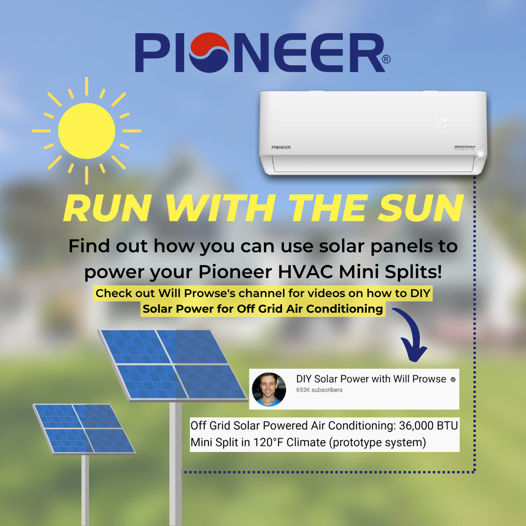 How Pioneer Mini Split Units Can Run on Solar Energy