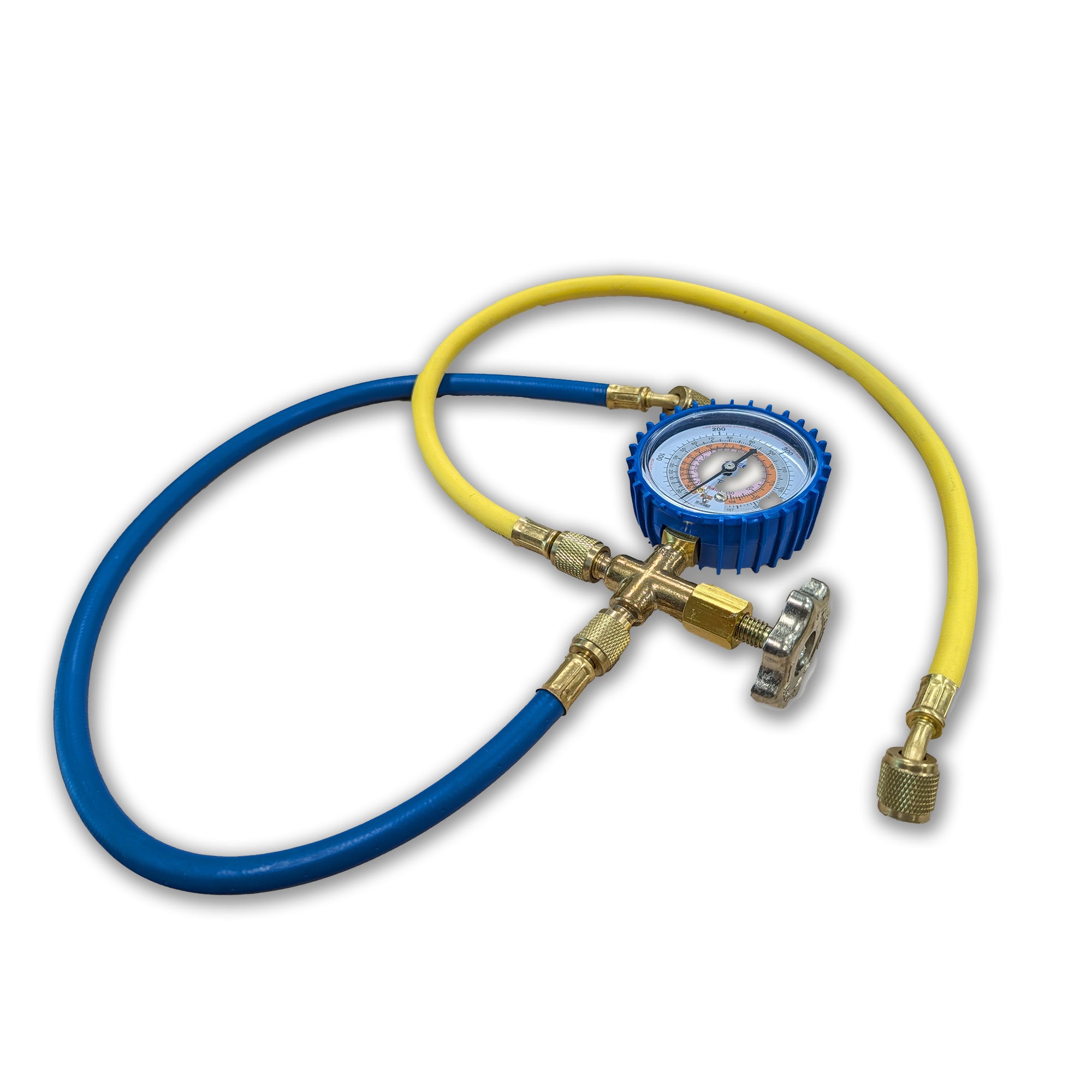 Mini Split Low Side Suction Charging Service Gauge Hose Set 5/16" Port