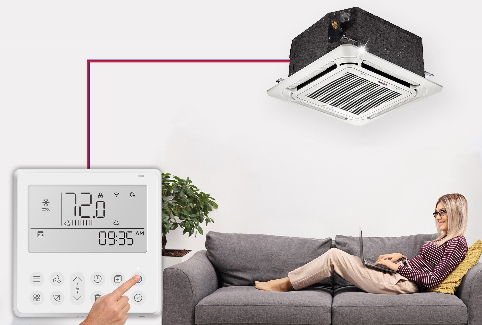 Weekly Programmable Wi-Fi Thermostat - Thumbnail 3