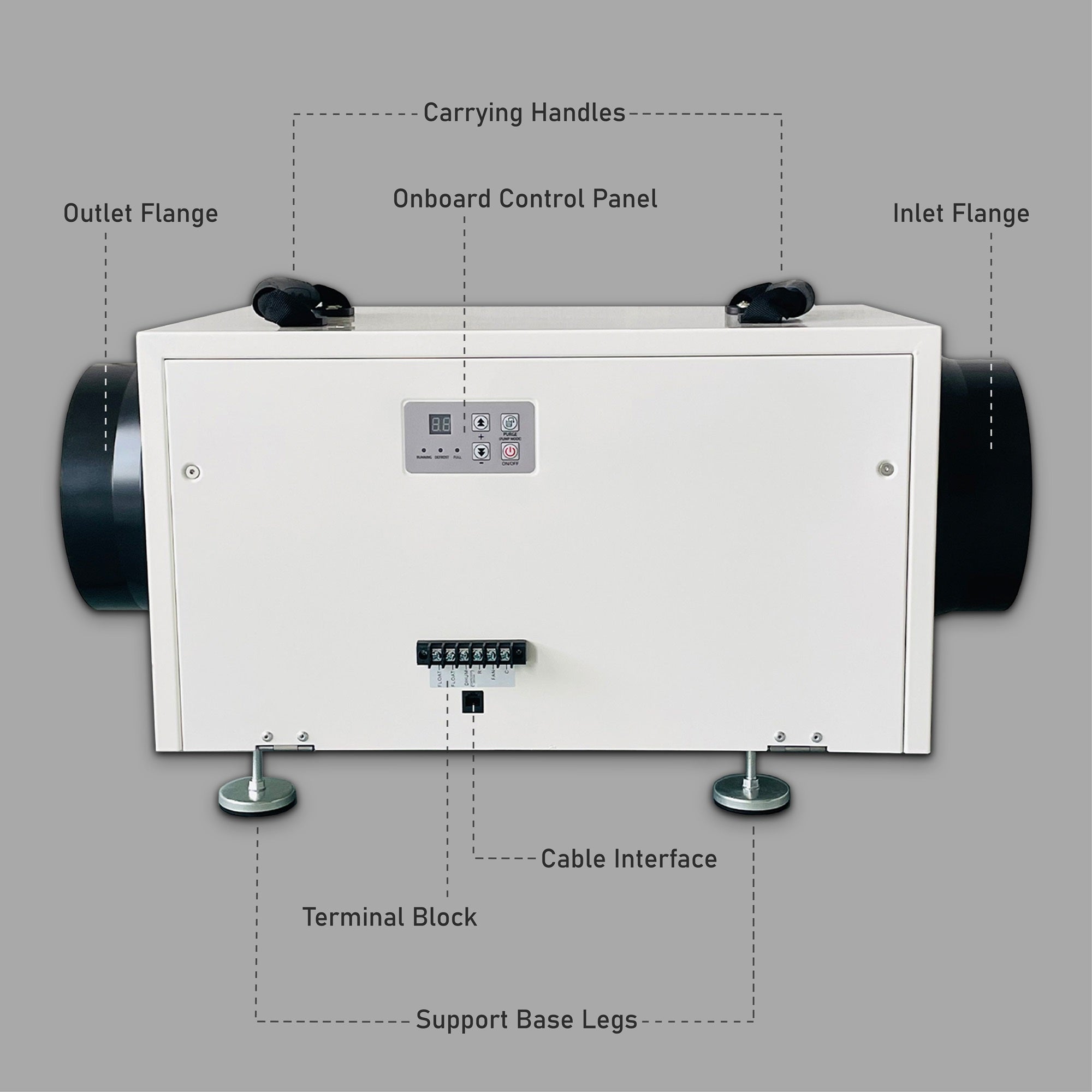 Pioneer QHD070 Dehumidifier - Thumbnail 2