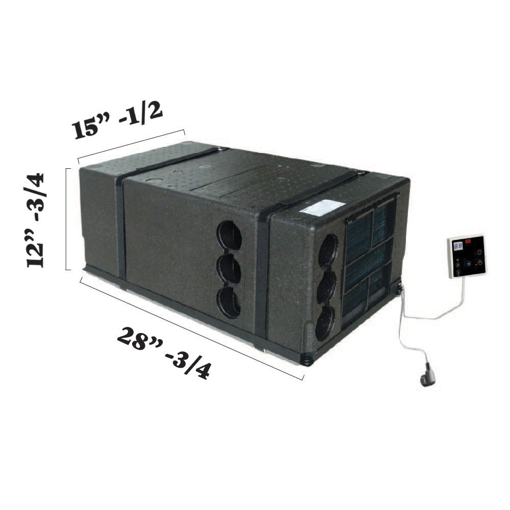 Pioneer® 9,000 BTU 115V Under-Bench RV Heat Pump Air Conditioner