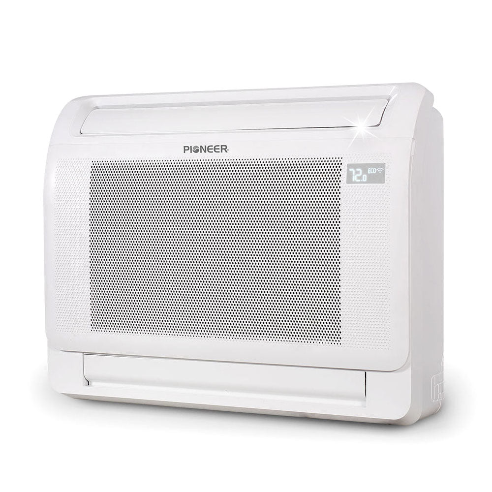 Pioneer® Quantum Ultra™ 12,000 BTU 24.6 SEER2 230V Floor/Low-Wall Mounted Console Ductless Mini-Split Air Conditioner Inverter Heat Pump Full Set