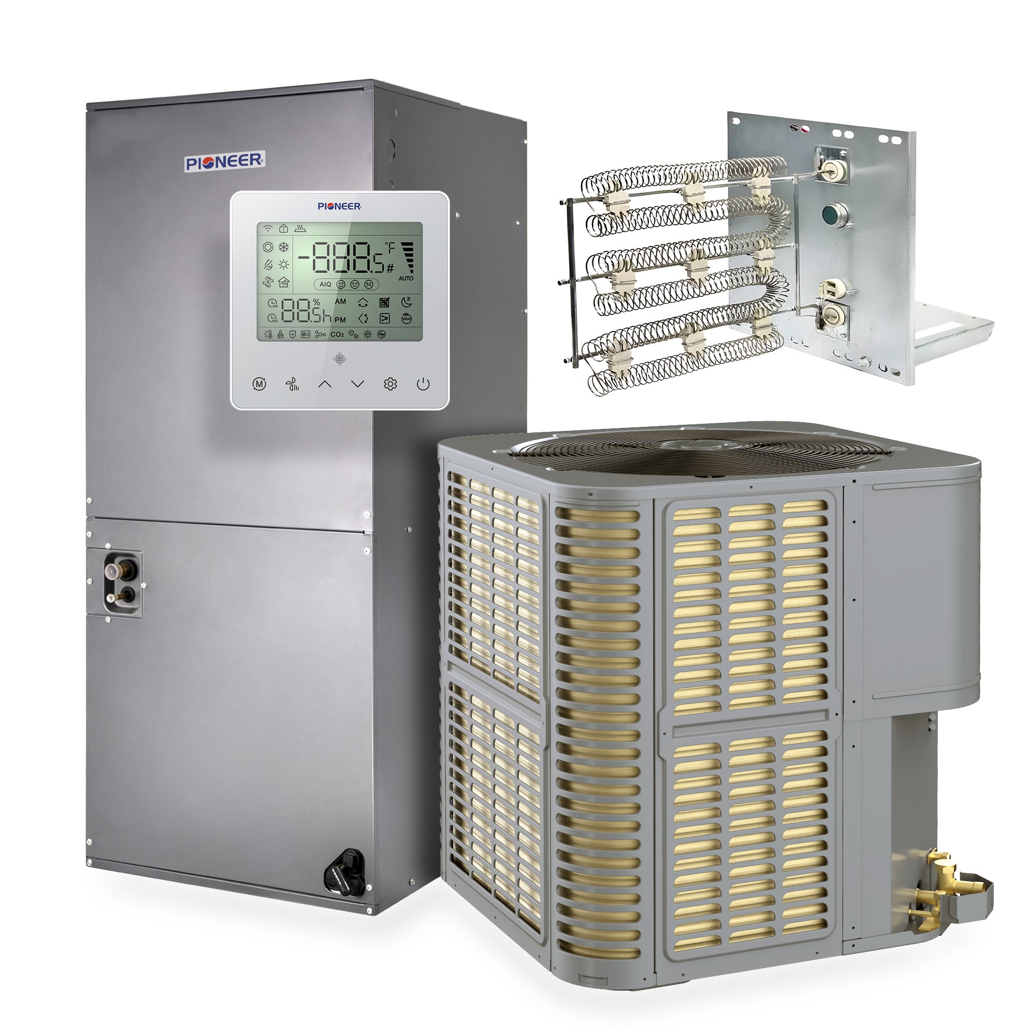 Pioneer® Vertex™ 24,000 BTU 20 SEER2 230V Ducted Central Split Air Conditioner Inverter Heat Pump