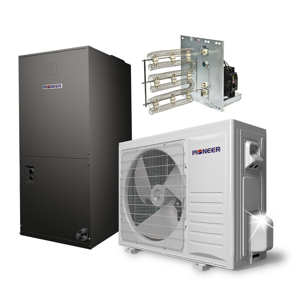 Pioneer® 24,000 BTU 17 SEER2 Ducted Central Split Inverter+ Air Conditioner Heat Pump System, 2nd Generation