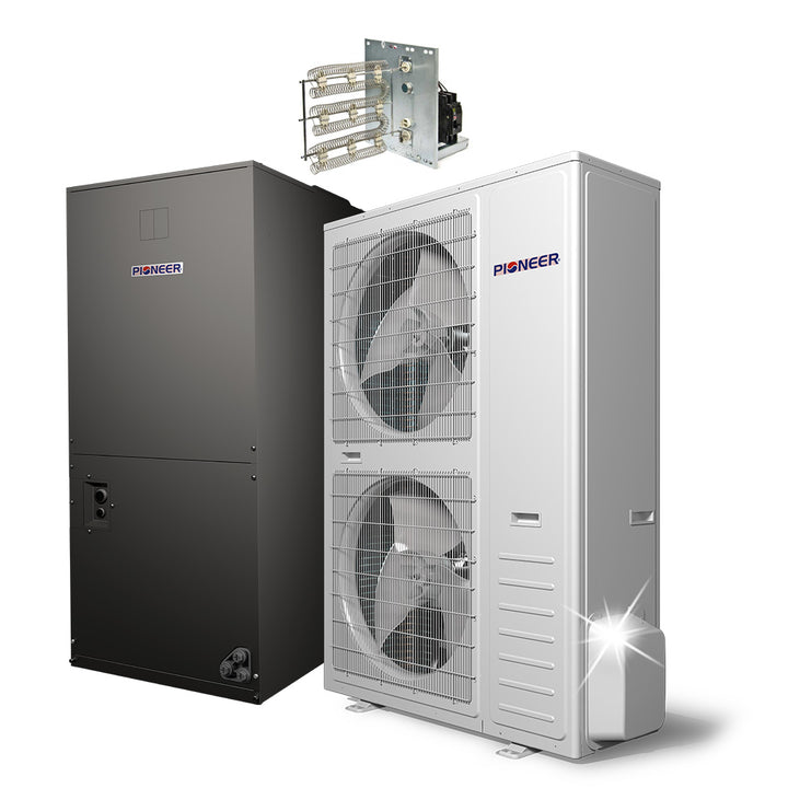 Pioneer® 56,000 BTU 17 SEER2 Ducted Central Split Inverter+ Air Conditioner Heat Pump System, 2nd Generation