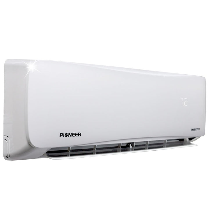 Pioneer® 12,000 BTU 20.5 SEER 230V Inversor mini-split sin ductos + sistema de bomba de calor de aire acondicionado Juego completo