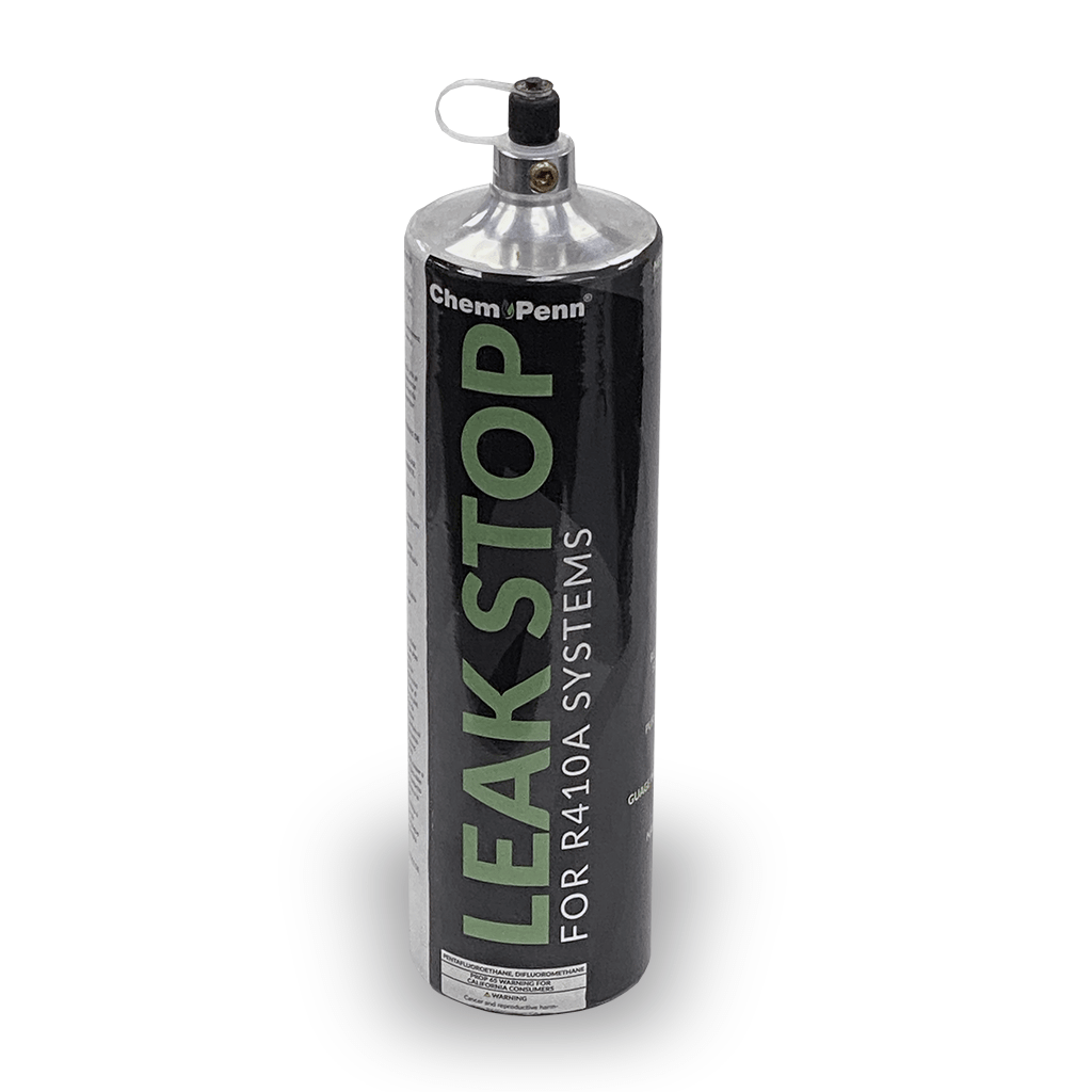 Quick-Recharge R410a Refrigerant Bottle for HVAC Systems with Leak-Stop and UV-Dye Additive, 1.8lb