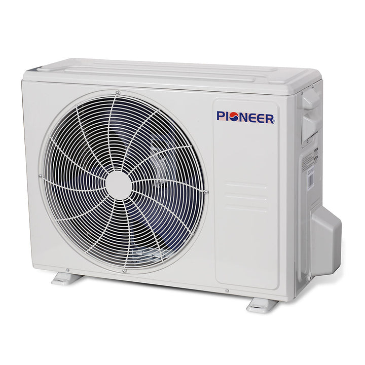 Pioneer® 18,000 BTU 20.5 SEER2 8-Way Compact Cassette Mini-Split Air Conditioner Heat Pump System Full Set
