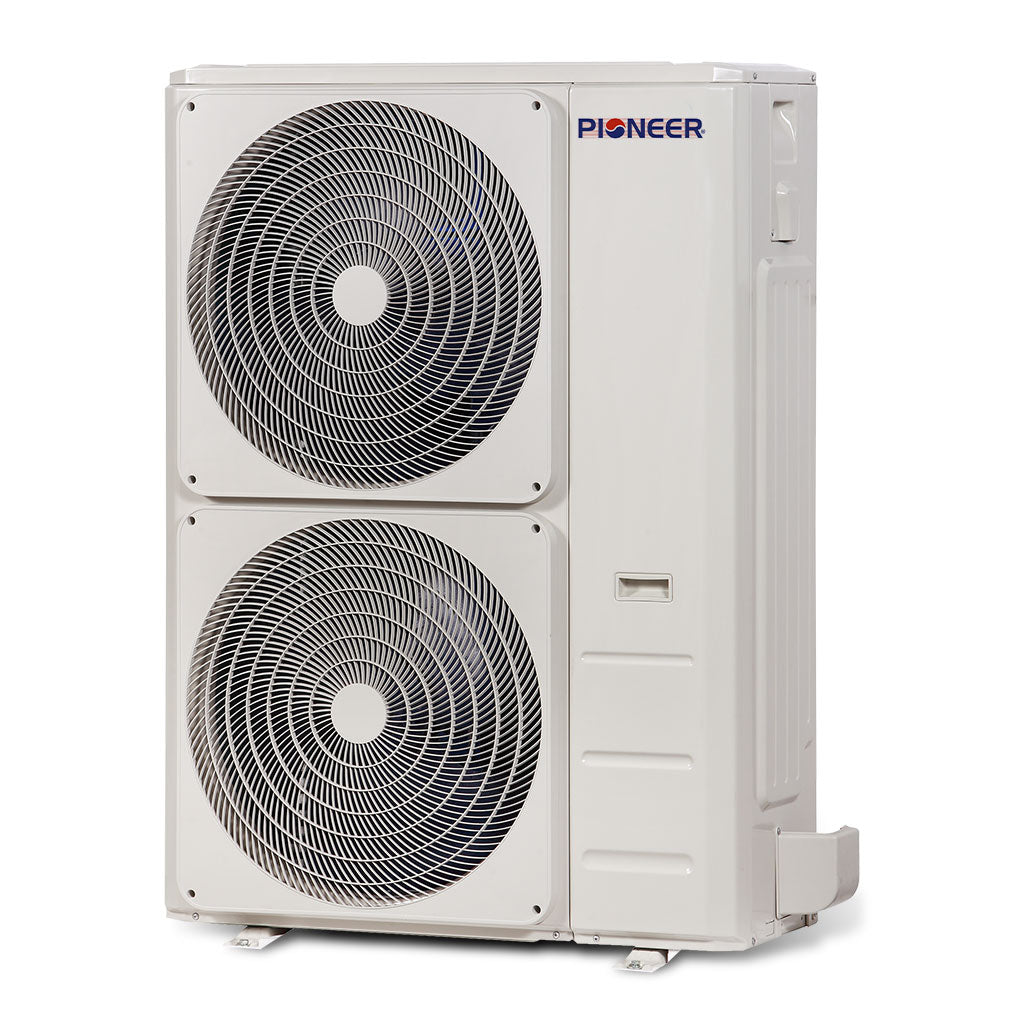Pioneer® 48,000 BTU 18.5 SEER2 8-Way Slim Cassette Mini-Split Air Conditioner Heat Pump System Full Set
