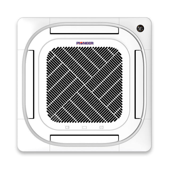 Pioneer® 36,000 BTU 19.2 SEER2 8-Way Slim Cassette Mini-Split Air Conditioner Heat Pump System Full Set