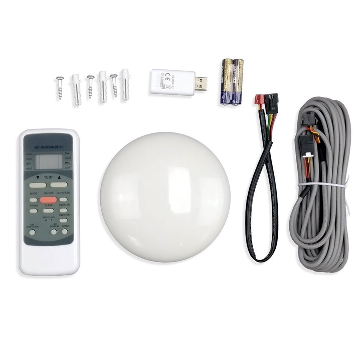 Kit de termostato de pared con cable Pioneer Smart-WiFi para sistemas CYB, UYB y RYB