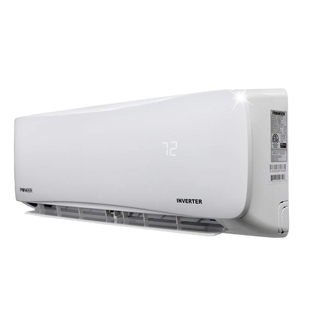 Pioneer Multi Zone 9,000 BTU Quantum Series Wall Mount Indoor Section Split Inverter++ Air Conditioner Heat Pump 230V - Thumbnail 2