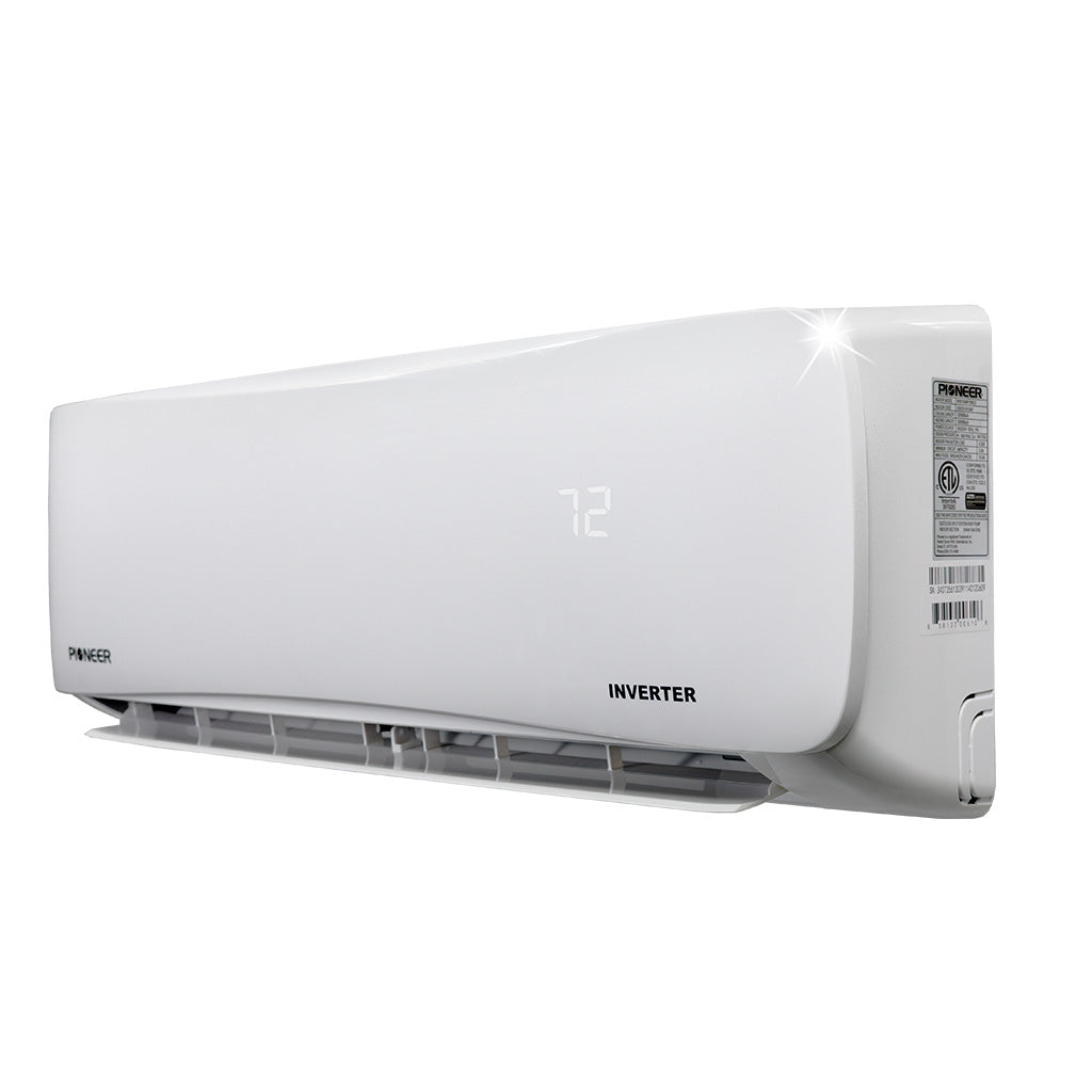 Pioneer® Multi Zone 24,000 BTU Quantum Series Wall Mount Indoor Section Split Inverter++ Air Conditioner Heat Pump 230V